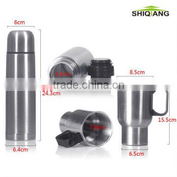 500ml vacuum flask and cup gift set