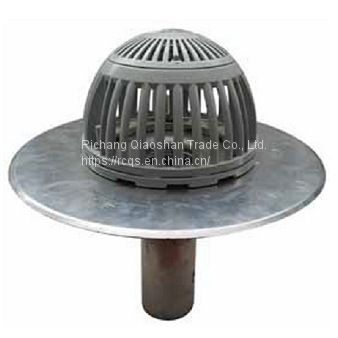 Roof Drain Spun Aluminum 3.75 Inch Retrofit Roof Drain