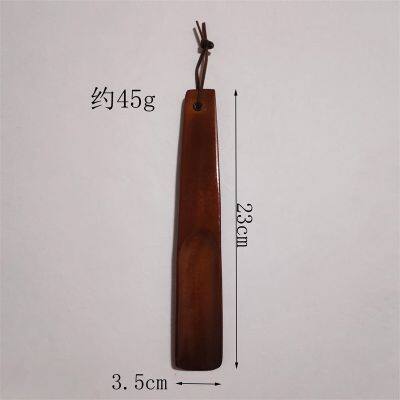 Luxury Hotel Shoehorns Long Handled Wood Shoe Spoon Japanese Household Wooden Shoe Horn photo-5