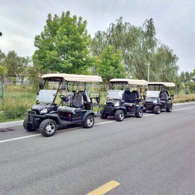 4 seat electric golf cart, club car, park tour car