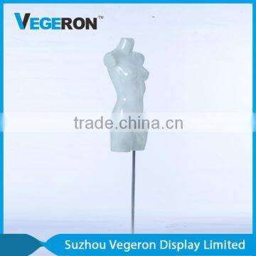 Half Body Transparent Fiberglass Female Torso Mannequin photo-6