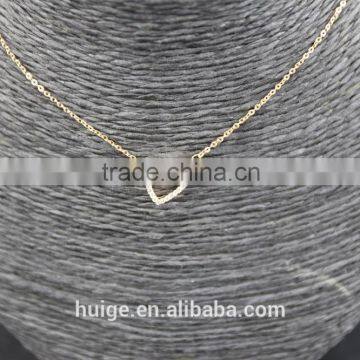 2015 New Arrive Fashion Jewelry Gold Plated Necklace Witn a Heart Pendant photo-5