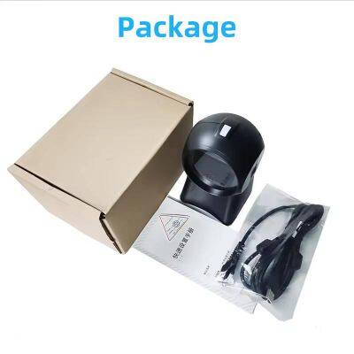 2D QR Hands-Free Barcode Scanner Omnidirectional Automatic Sensing Scanning USB Barcode Reader XT-NE-505 XT-OCBS-T203 photo-2