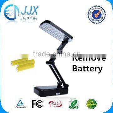 foldable 2.5W 220-240VLED desk lamp with battery