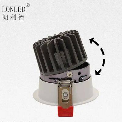 LED Spotlight Anti-glare Downlight COB 8° 15° 24° 36° 50° Home Lighting Engineering 8W 12W 18W Project Focus Spotlight photo-4