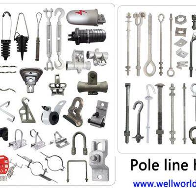 overhead line fittings-eye bolt/ pig tail hook