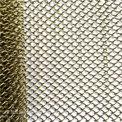 Industrial Expanded Decorative Wire Mesh Stainless Steel Woven Chain Link Ring Wire Mesh for Curtain Wall photo-4