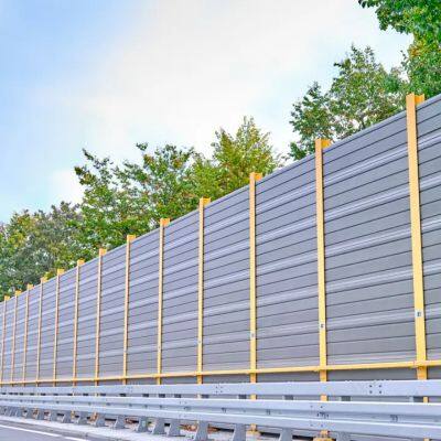 ISO/CE Certified Galvanized Steel Sound Barrier Wall Heavy-Duty Noise Reduction Panel for Highways/Industry Acrylic PVC Chinese photo-3