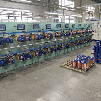 High Quality Electroplated Enameled Wire Recycling Enamel Copper Clad Aluminium Wire 0.13mm 8-10%Cu photo-4