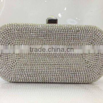 Professional Factory sell 2013 hot selling rhinestone clutch evening bag