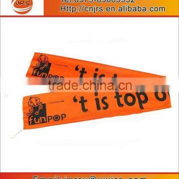 100%satin custom promotion football souvenir scarf