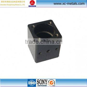 customed black anodized aluminium profile