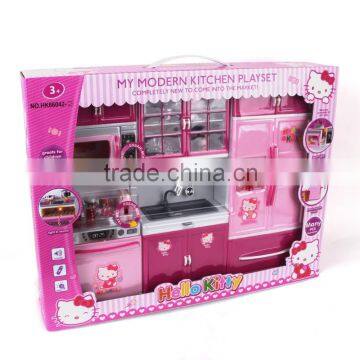 Kids Play Kitchen Set Children Cooking Play Set photo-4