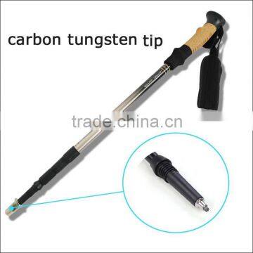 300G Duralumin 7075 Inner Lock System 3 Shaft Heating Print Trekking Pole photo-6