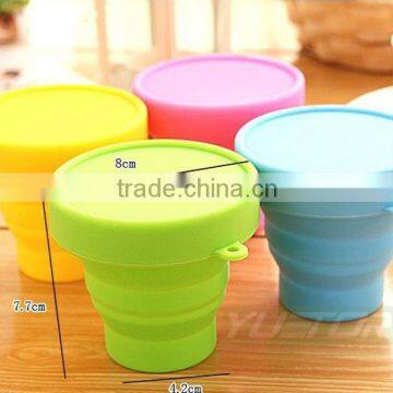 Outdoor Foldable Portable Silicone Water Cup 170ML photo-2