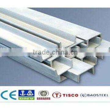 SUS 317L Stainless steel channel steel rich stock