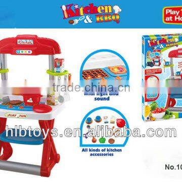 Barbecue Kitchen table set w/lights,music ,children toy kitchen table