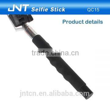 Mobile Wire Selfie Stick With Silicon Handle,selfie Stick With Cable QC15 photo-3
