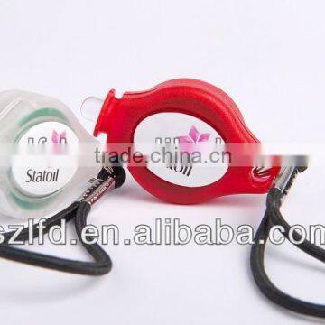 Mini led glowing light for promotinal item , plastic bike light with colorful light