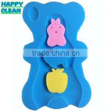 Eco-Friendly Bear Shaped Baby Bath Mat/ Baby Bath Sponge Mat