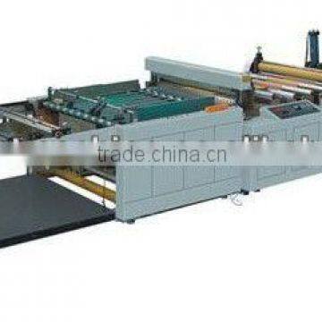 sticker paper cross cutting machine from roll to sheet