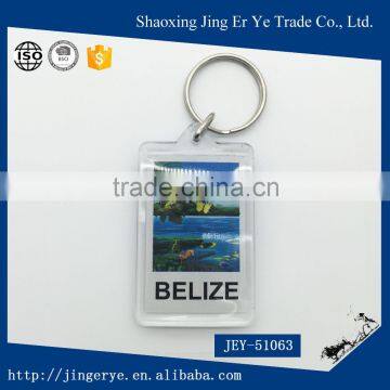 Customized Square Photo Frame Keychain