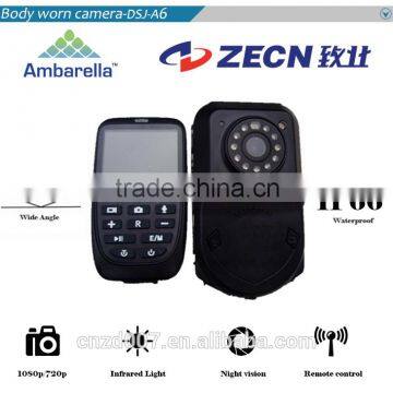 low price body camera with remote control