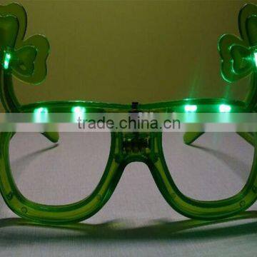 LED Light Up Lighting Party Clown Glasses Glowing Flashing Eye Glassess photo-3