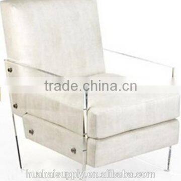 Luxury furniture acrylic living room sofa chair