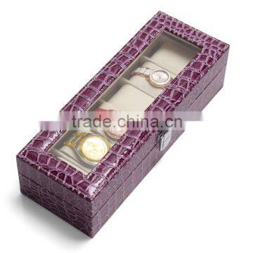 C100 ANPHY Crocodile Skin Imitation Watch Box High Grade 6 Units photo-3
