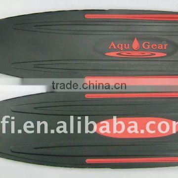 Long Fin Blades with raised logo and extra Long TPR