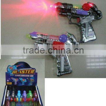 popular children toy silver flashing led gun