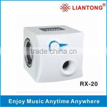 Mini Speaker RX-20 for iphone, ipod, PSP,MP3,MP4,laptop,PC wiht USB/FM/SD