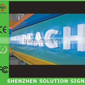 Acrylic Alphabet Letter With Led Light For Advertisement