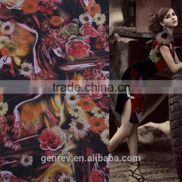 cheap chiffon fabric poly chiffon print polyester fabric 100%polyester printing fabric