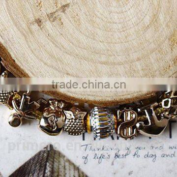 High Quality Charms Beads Fit DIY Bracelet Gold Fashion Bangles for Women photo-5