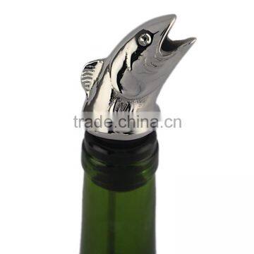 olive oil pourer, stainless steel salmon fish wine pourer or stopper