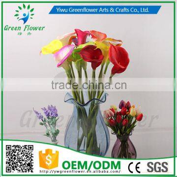 2016 Wholesales Real Touch Calla Lily PU Latex Artificial Flowers Home Decorative Flowers Wedding Decoration photo-6