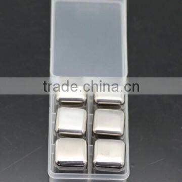 8pcs Whisky Cube FDA Reusable Whiskey Stainless Steel Ice Cube photo-2