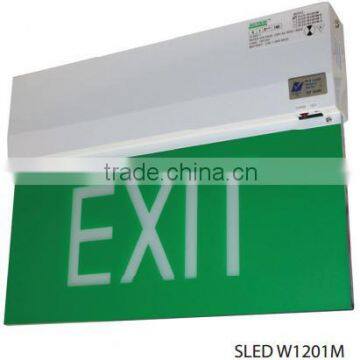 1W LED SURFACE/RECESSED/HANGING EXIT LIGHT