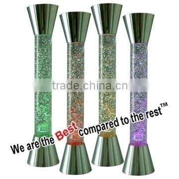 14 inch color changing LED GLITTER LAMP