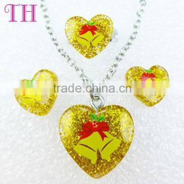 2016 biggest factory young girl earring saudi arabian necklace jewelry set for woman