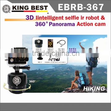 KING BEST 360 and 220 wide and Rotary Pan Head time lapse camera for action sport mini time lapse camera