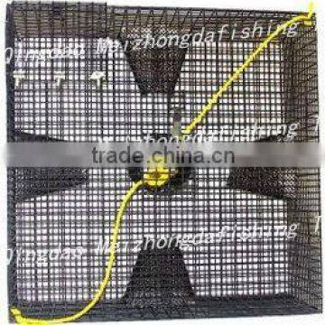 sell well plastic coated metal wire net fish trap pot