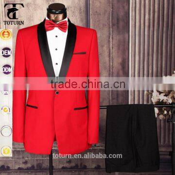 High Quality High-end Italian Style Direct Manufacturer OEM One Button Formal Wear Two Pieces Wedding Dress Suits For Men Quality Choice photo-4