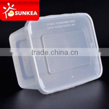 High quality plastic containers with square base for the whole world markets