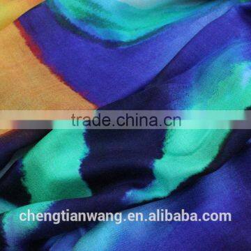 100% Wool Digital Printing Scarf 140*200+0.5*2 photo-4