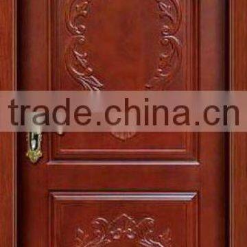 Solid Wood Carved Bedroom Doors Design DJ-S240