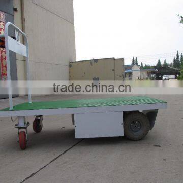 China 300kg Light Load Battery Electric Powered Platform Trolley photo-3