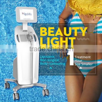 Face Lifting Hifu Nasolabial Folds Removal Slimming Slim Ultrasonic Machine High Focused Ultrasonic